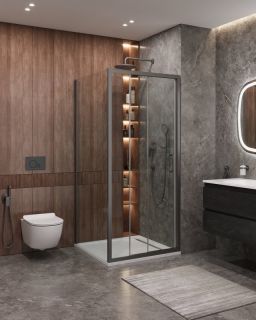 Душевой уголок CEZARES MOLVENO-AF-31-90-C-GM-IV